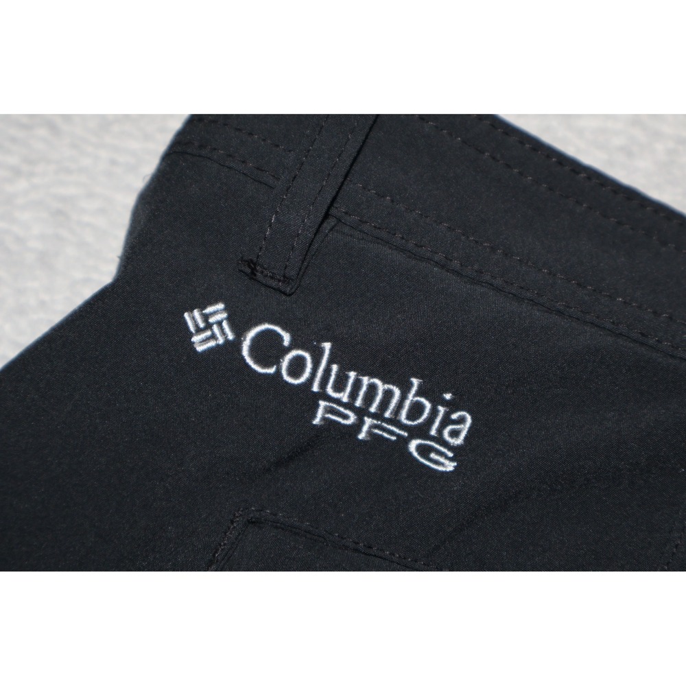 Columbia PFG Shorts Mens 40 Black Performance Fishing Gear Regular Fit
